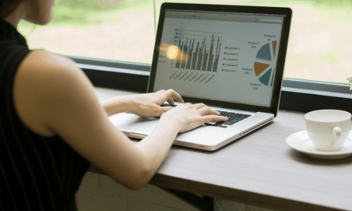 Remote Work on Laptop