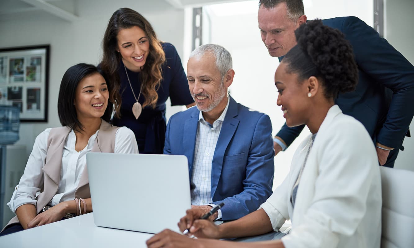 An IT professional helps clients find their competitive edge.