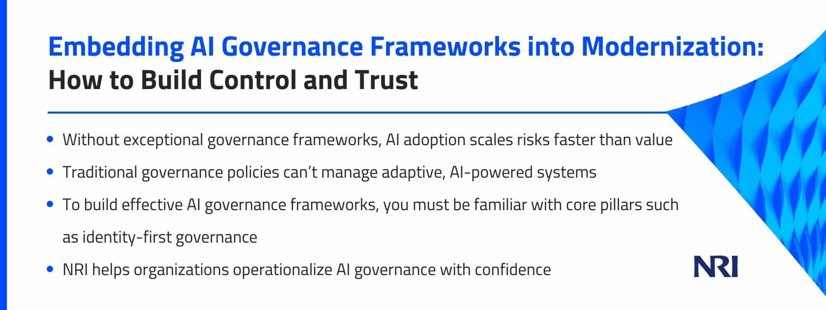 Building Trust and Control with Thoughtful AI Governance Frameworks