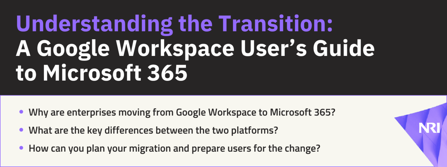 A Google Workspace User’s Guide to Microsoft 365